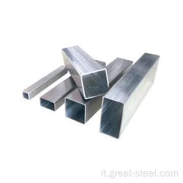 Q235B TUBILO GALVANIZZATO ROULD ROULD SEQUAD RECTANGULER